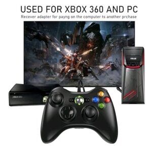 Etpark X-BOX 360 Controller Wired FOR CONSOLE OR PC BNIB